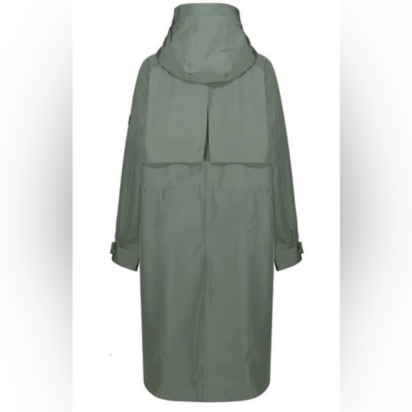 Joules Women's Waterproof Raincoat in Sage Green Size 16 - Picture 3 of 12